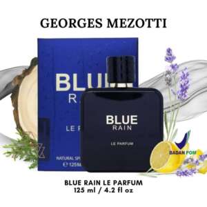 Georges Mezotti Blue Rain Le Parfum for Men Parfum 125ml — parfum pria original BPOM, 125 ml