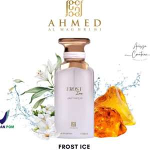 Parfum Ahmed Al Maghribi Frost Ice for Unisex Extrait De Parfum 100 ml — parfum unisex original BPOM, 100 ml