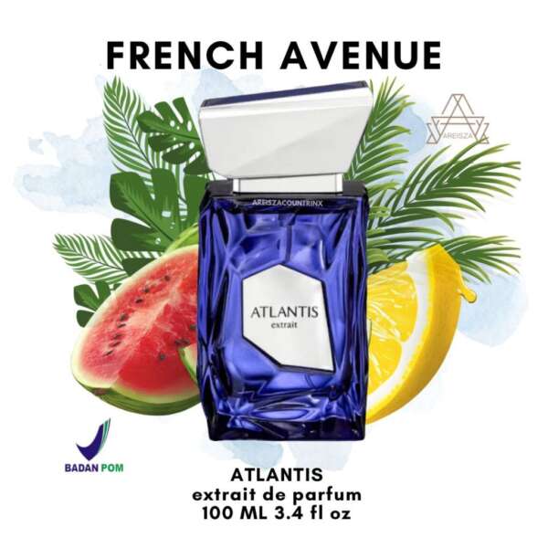 Parfum French Avenue Atlantis for Unisex Extrait De Parfum 100ml — parfum unisex original BPOM, 100 ml