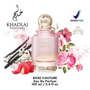 Parfum Khadlaj Rose Couture for Women EDP 100ml — parfum wanita original BPOM, 100 ml