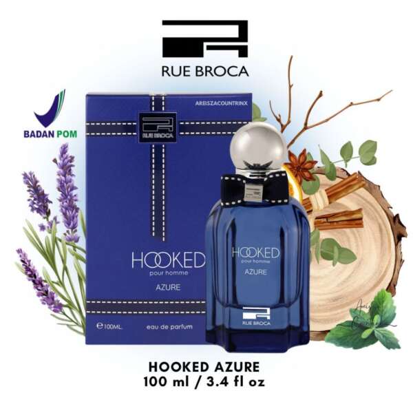 Rue Broca Hooked Azure EDP 100ml for unisex — parfum unisex original BPOM, 100 ml