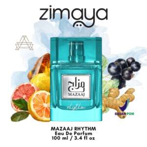 Zimaya Mazaaj Rhythm for women and men 100ML — parfum wanita original BPOM, 100 ml