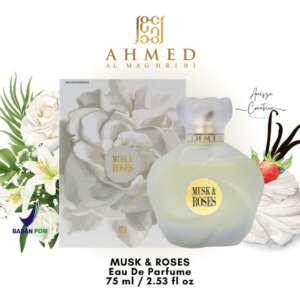 Ahmed Al Maghribi Musk & Roses Extrait de Parfum 75 ML